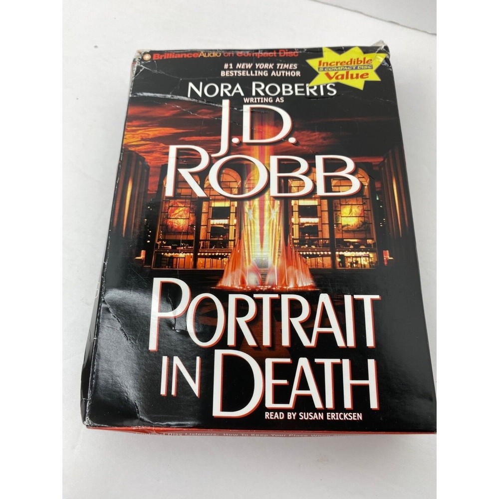 JD Robb, Portraits in Death, Brilliance Audiobook